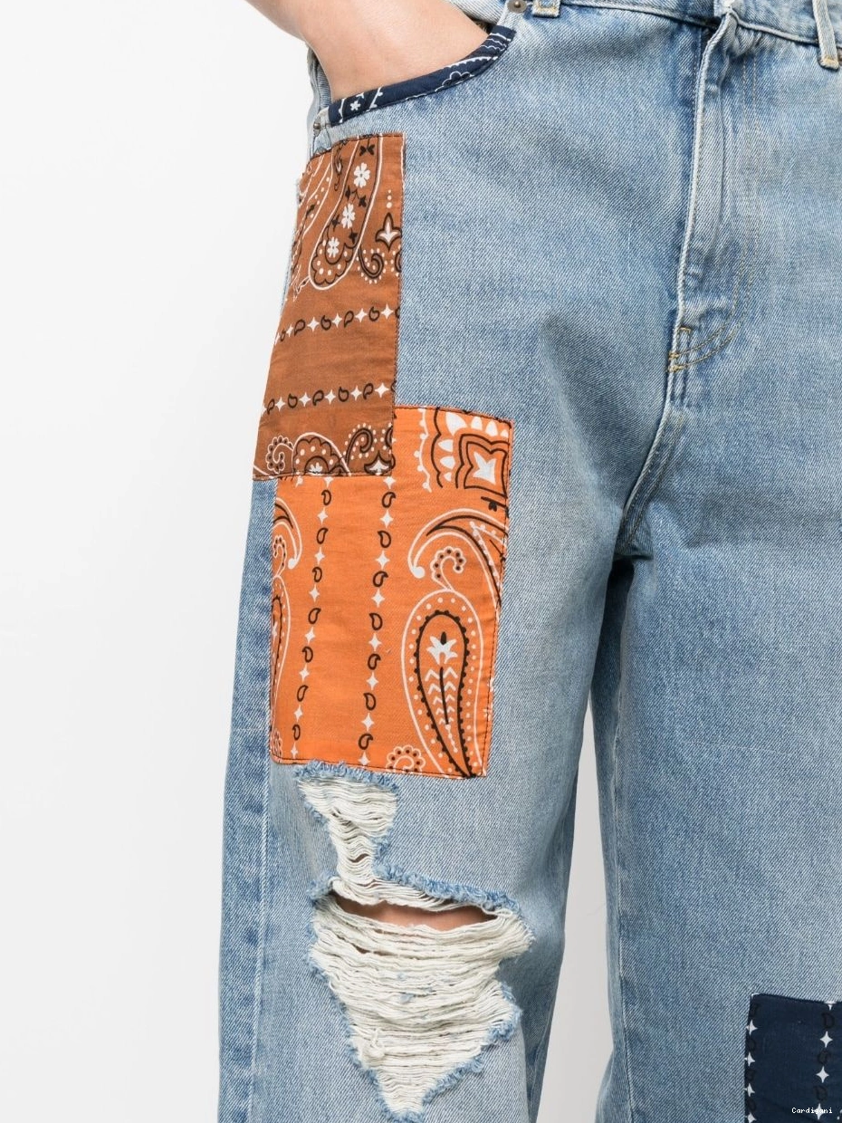 Cheap jeans patchwork-detailing California Women Alanui 0409